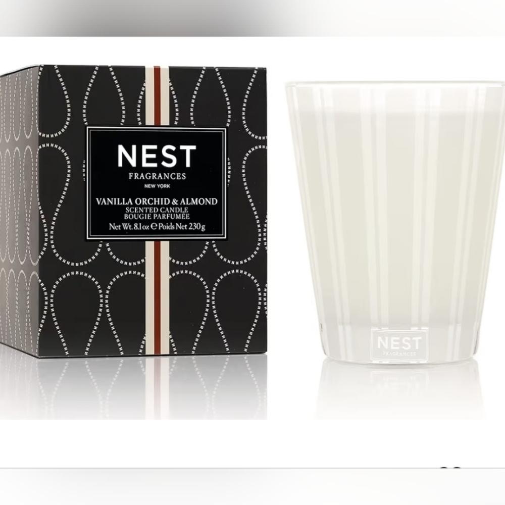 NEST Fragrances Candle Vanilla Orchid & Almond, 8.1oz